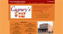 Desktop Screenshot of cagneyspizza.com